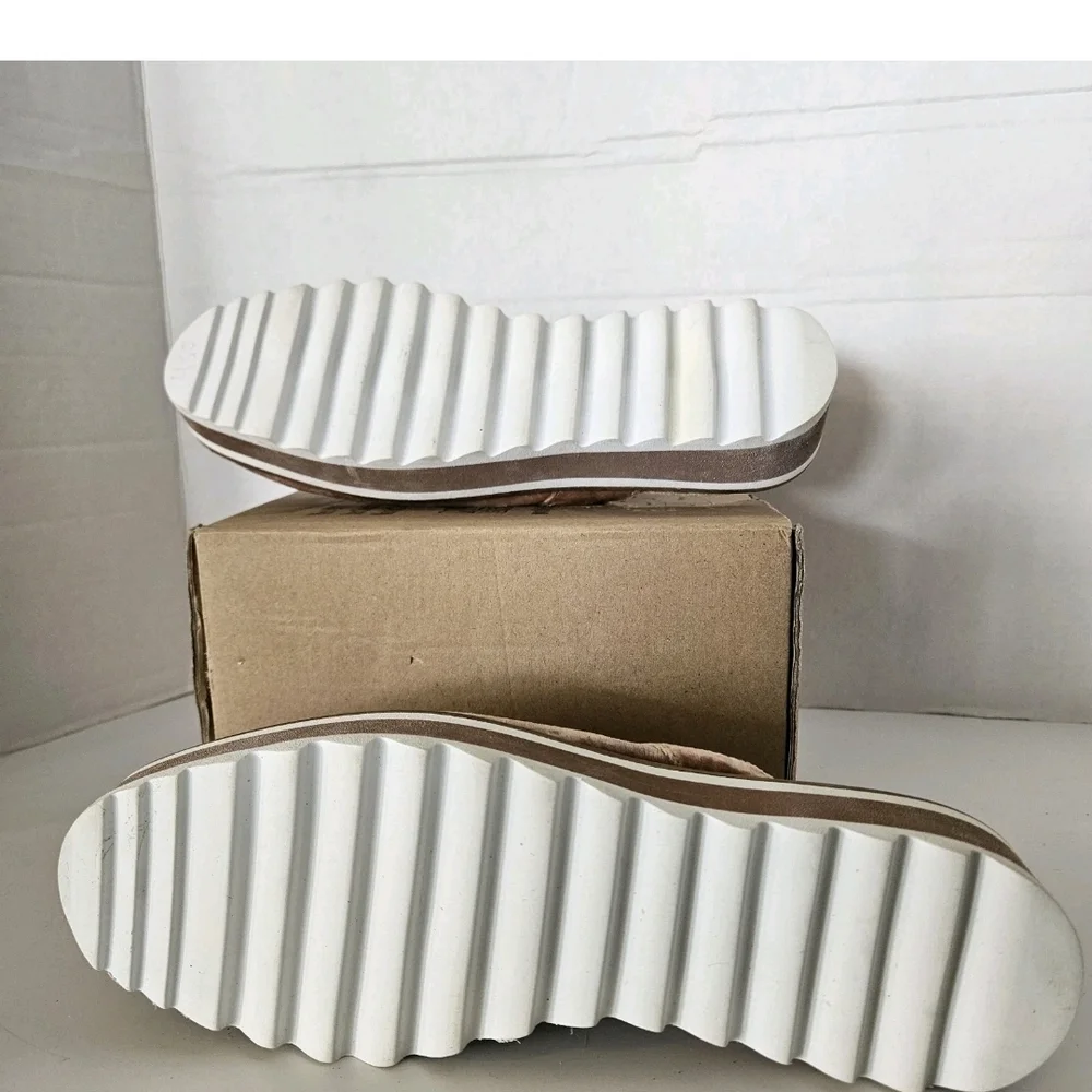 ZARA Womens Pink Velvet Slingback Brogues Shoes EU 38 US 7.5 - Picture 3 of 7